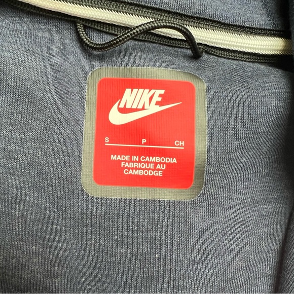 Nike Men's Tech Fleece 'Navy' Windrunner Full Zip Hoodie FB7921-473 Multi-Size - Picture 5 of 10